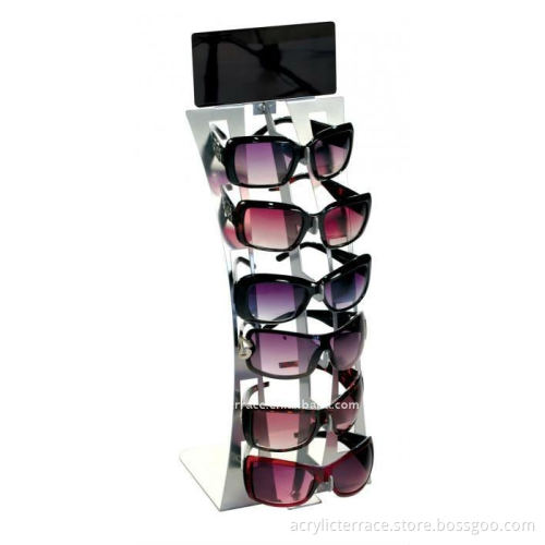 Acrylic Sunglasses Display Stand/Acrylic Eyeglass Counter Display Rack